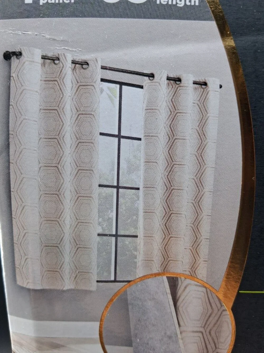 Sun Zero 100% Total Blackout Lined Window Panel 40